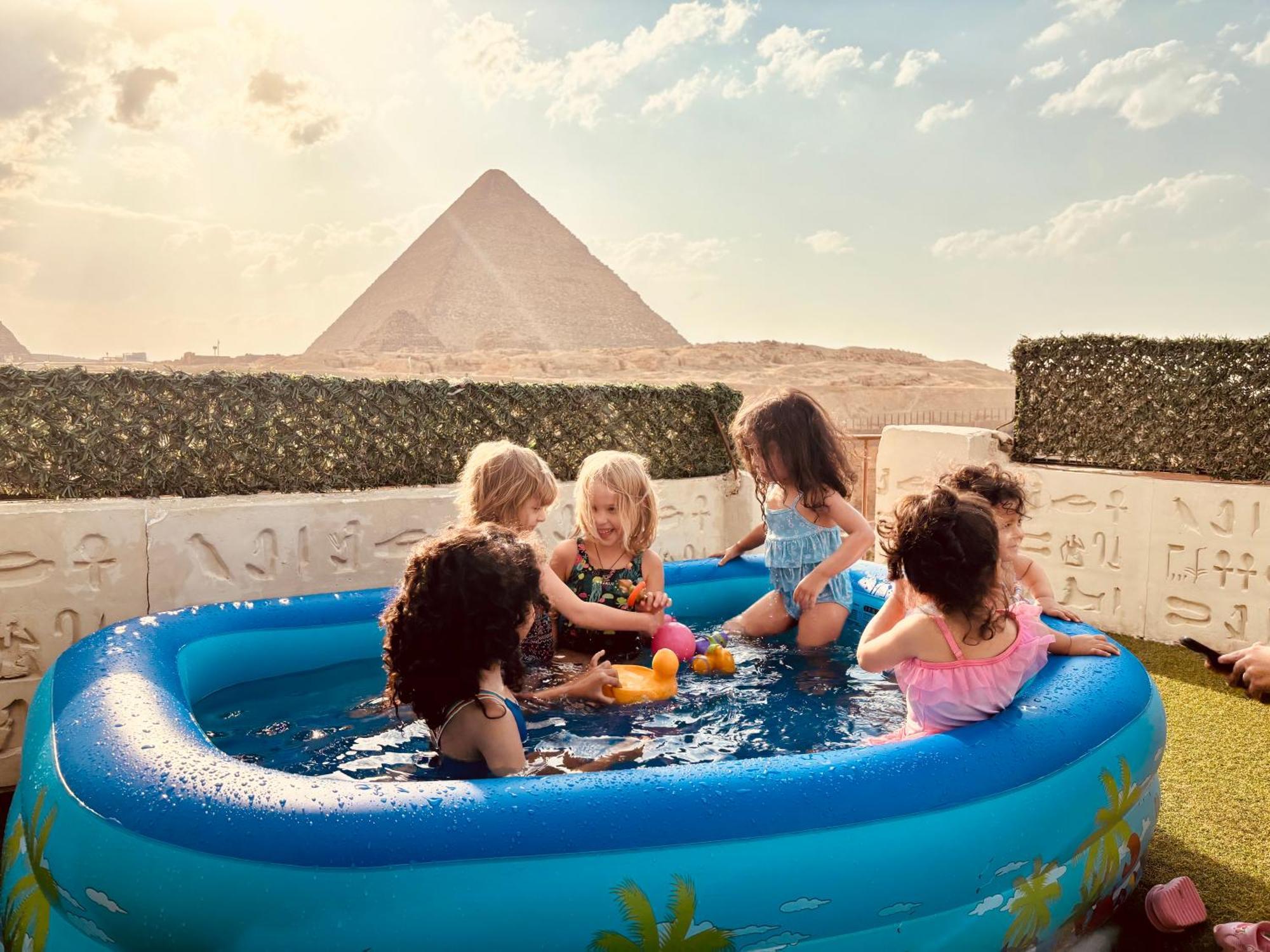 Solima Pyramids Inn Kafrat al Jabal Exterior photo